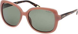 Skechers SE6126 Polarized 50R Womens Sunglasses Brown Size 58