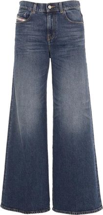Diesel Blauwe Jeans 1978 Stijl - Dames - Loose Fit Jeans - Blauw - W30 - Jeans