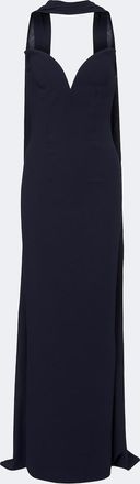 Roland Mouret Scarf-detail corset gown