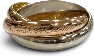 Cartier Pink Gold White Gold Yellow Gold Yellow Gold (18K) Pink Gold (18K) White Gold (18K) Band Ring (Pre-Owned)