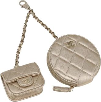 Chanel Pre-owned Wallets, female, Yellow, Size: ONE SIZE Pre-owned Vintage Wallet