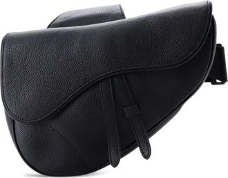 Dior Saddle Leather crossbody bag - Zwart