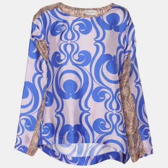 Dries Van Noten Dries van Noten Multicolor Printed Silk Blouse S
