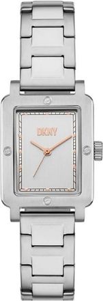 DKNY City Rivet Quartz Silver Dial Ladies Watch NY6662