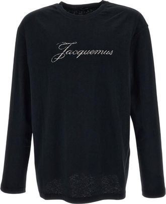 Jacquemus Black Relaxed Logo T-Shirt