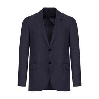 Lardini Hombre, Chaquetas, Azul, Talla: L