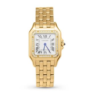 Cartier Pre-owned Cartier Panthere De Cartier Quartz White Dial Ladies Watch 4014