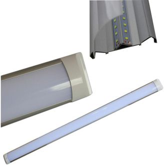 Trade Shop Trade Shop Traesio - Trade Shop - Plafoniera Applique A Led Slim Smd Soffitto Lampada Profilo Spessore 27mm Luce - -60 Cm