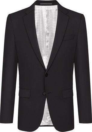 HUGO BOSS Mens Novan6 Blazer Jacket in Grey Textile - Size 38 (Chest)