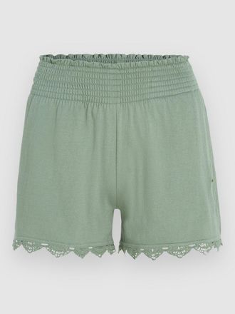O'Neill Essentials Ava Smocked Shorts gr&uuml;n