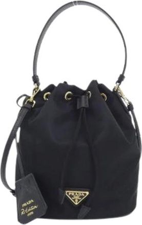 Prada Pre-owned Vela Shoulder Bag - Pre-owned - Mujer - Negro - ONE SIZE
