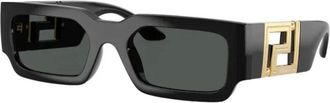Versace Sunglasses, male, Black, Size: 54 MM Ve4506U Sunglasses