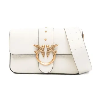 Pinko Pinko, Dames, Tassen, Wit, Maat: ONE Size Leer