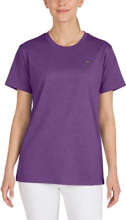Dalix Womens Coffee Martini Jersey Relaxed Tee in Purple at Nordstrom, Size Xx-Large