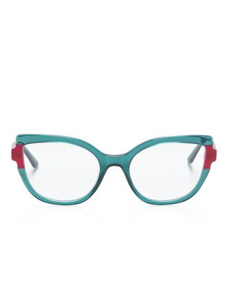 Karl Lagerfeld Bril met cat-eye montuur - Groen