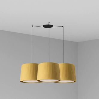 Netlighting Samba Triple Cylindrical Cluster Drop Light Yellow E27