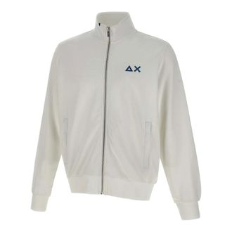 Sun 68 Zip-throughs, male, White, Size: 3XL Track Zip Basic Fleece