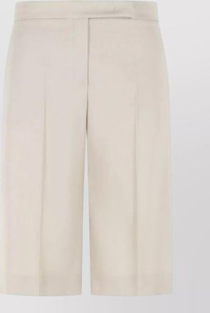 Max Mara umile tailored bermuda shorts wool mohair silk