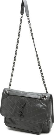 Saint Laurent Borsa a spalla Niki media - Grigio