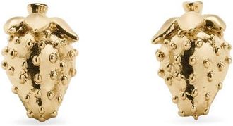 Kate Spade New York secret garden strawberry stud earrings in Gold at Nordstrom