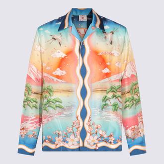 Casablanca Multicolor Silk Shirt