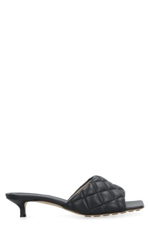 Bottega Veneta Mules With Short Heel In Quilted Leather