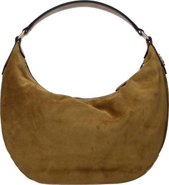 Jimmy Choo London setzt auf Frauens Umh&auml;ngetaschen Wildleder Braun/Camel