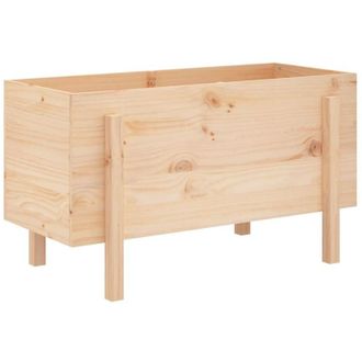 vidaXL Garden Raised Bed 101x50x57 cm Solid Wood Pine Vidaxl