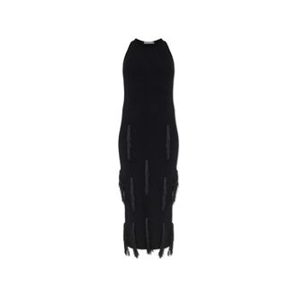 Iro Fleur Jurk - Dames - Feestkleedjes - Zwart - XS - Katoen - Kleedjes