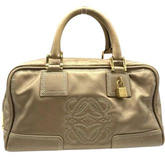 Loewe Pre-owned Handbags, female, Beige, Size: ONE SIZE Pre-owned Handbag