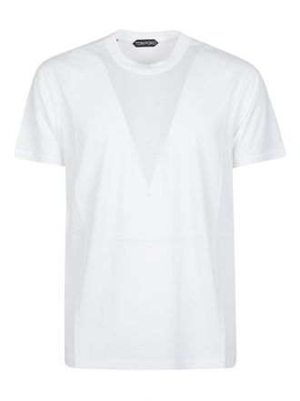 Tom Ford Short Sleeve Crew Lyocell T-Shirt