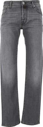 Jacob Cohen Pant 5 PKT Slim Fit Nick - Heren - Slim Fit Jeans - Grijs - W40 - Jeans