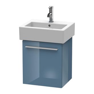 Duravit Duravit X-large Vanity 6209, 1 Puerta De Madera, Con Bisagra A La Izquierda, 400mm Para Vero, Color (frente/cuerpo): Laca De Alto Brillo Stone Blue - 