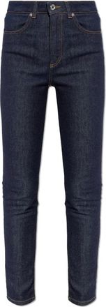 Dolce & Gabbana Jeans met logo - Dames - Skinny Jeans - Blauw - XS - Denim - Jeans