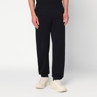 Moncler Black cotton jogging pants