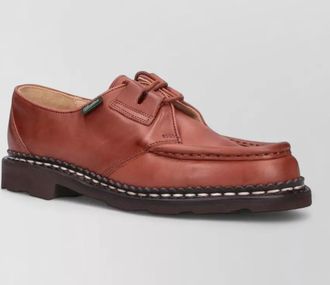 Paraboot leather lace-up loafers