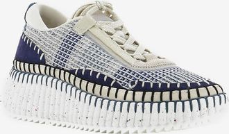 Chlo&eacute; Umweltfreundliche niedrige Sneakers aus Mesh Nama