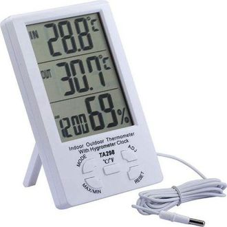 OEM Term&oacute;metro Digital De Alta Precisi&oacute;n Con Pantalla Grande Y Sonda Para Interiores/exteriores Con Pantalla Lcd Grande