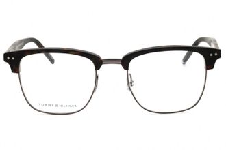 Tommy Hilfiger TH1730 Rectangular Acetate Eyeglasses - Brown