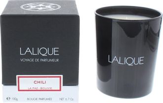 TJ Hughes Lalique Chili La Paz Bolivie Candle 190g - TJ Hughes