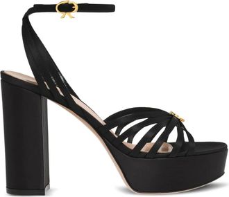 Gianvito Rossi 70 mm Rita sandalen - Zwart