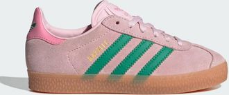 adidas Sneakers Gazelle da bambino in pelle e pelle scamosciata rosa