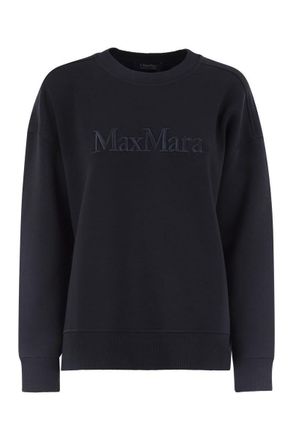Max Mara Monza - Cotton Sweatshirt With Logo