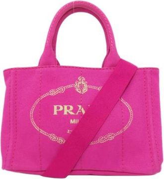 Prada Pre-owned Mini Bags, female, Pink, Size: ONE SIZE Pre-owned Vintage Mini Handbag