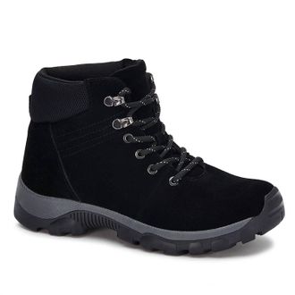 Andrea Womens Outdoors Hiking Boots In Black