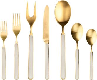 Mepra Fantasia Ice Gold Flatware Set - 32 Pieces in Turtle-Dove at Nordstrom