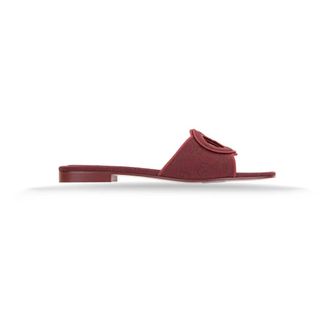 Gucci Sliders, female, Red, Size: 6 1/2 US Slide Sandal