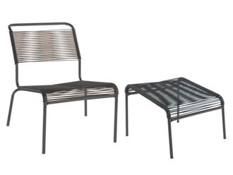 Schubiger M&ouml;bel Lounger + Hocker S&auml;ntis
