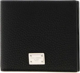 Dolce & Gabbana Vitello Leather Wallet - Black