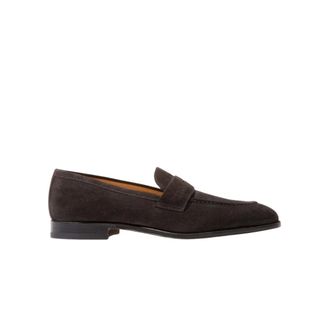 Scarosso Loafers, male, Brown, Size: 8 1/2 US Raimondo Ebano Scamosciato